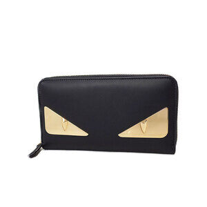 Fendi Bag Bugs Round Zip Long Wallet